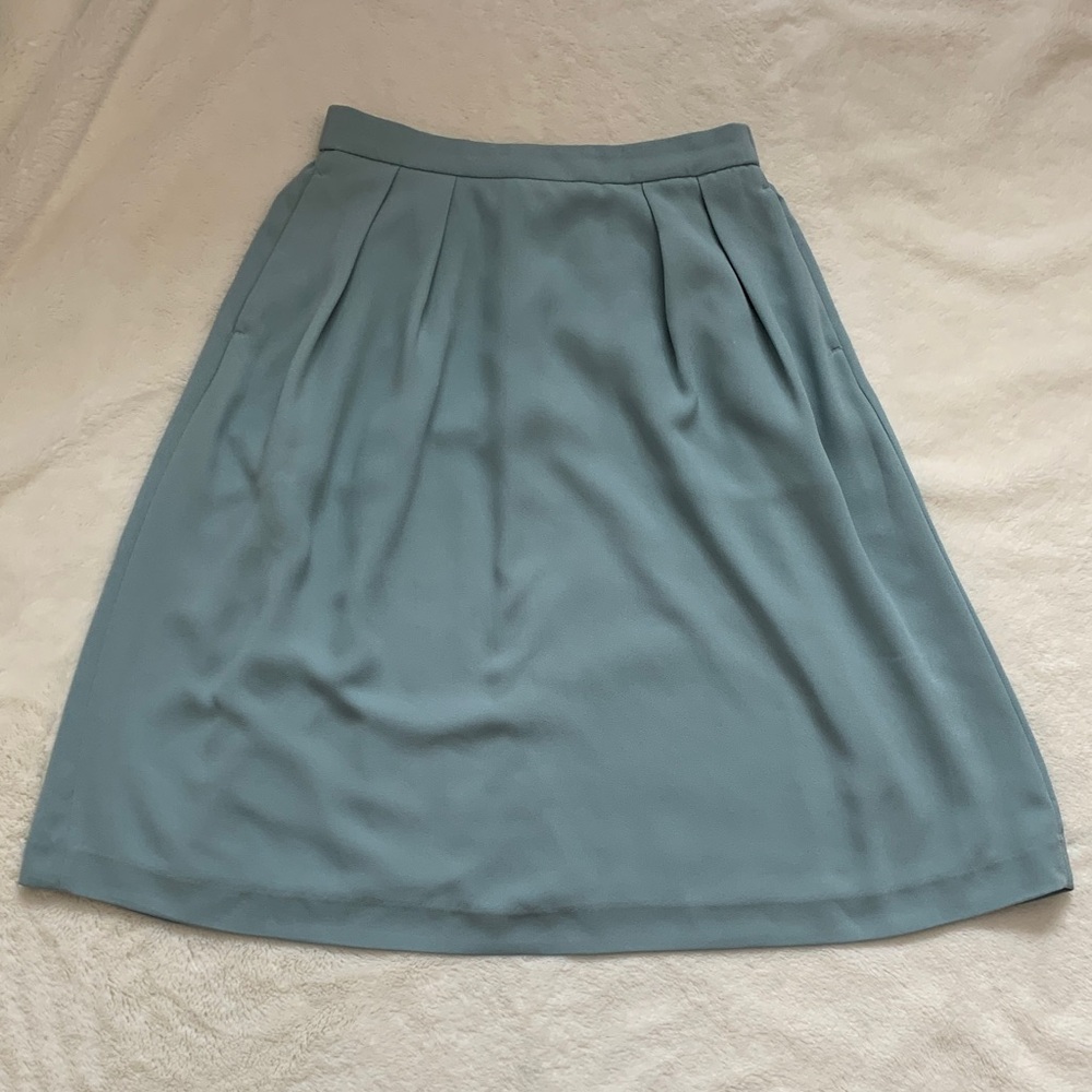 Uniqlo Minty Blue Women's Skirt Polyester